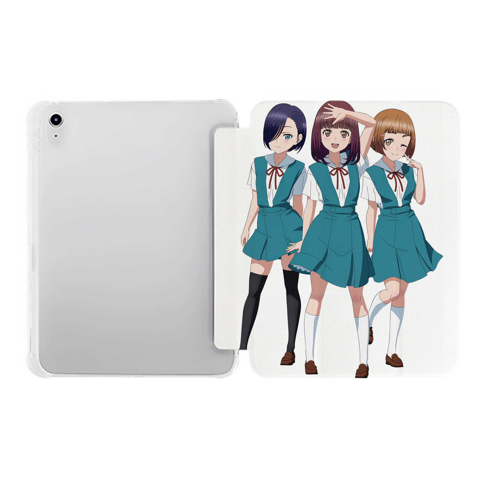 （画像用） EVA 新世紀エヴァンゲリオン IPad ケース ペン収納付き 三つ折りスタンド PUレザー×シリコン 対応機種9.5/10.5/10.9インチ